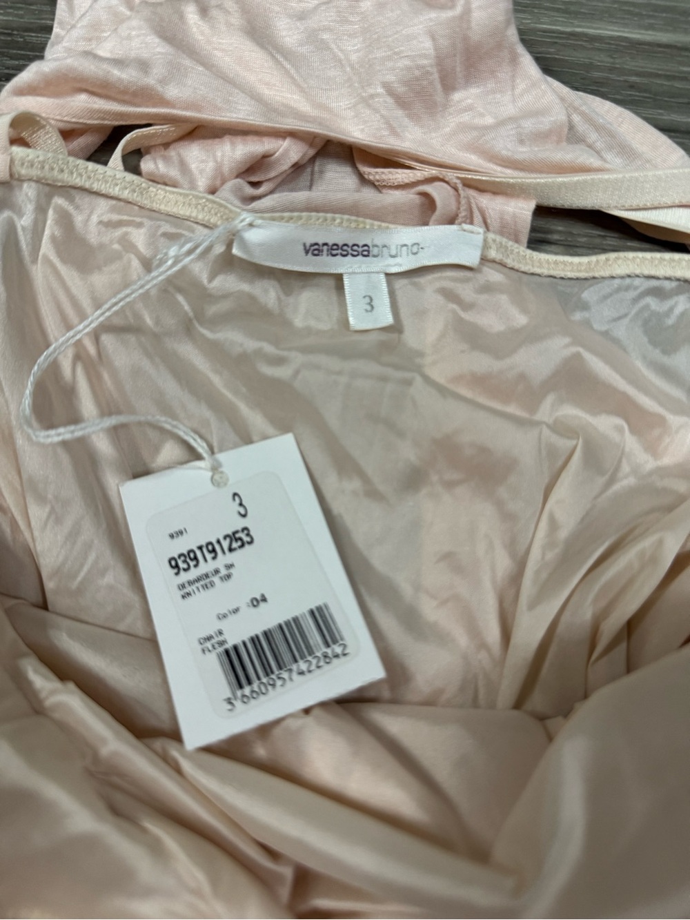 Vanessa Bruno Knit Tank Top Intimate in Pink Size 3 Large - Picture 4 of 8